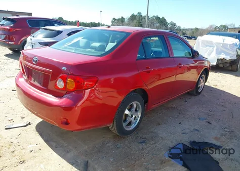 2009 Toyota Corolla Le from USA, damaged, VIN JTDBL40E39J049087